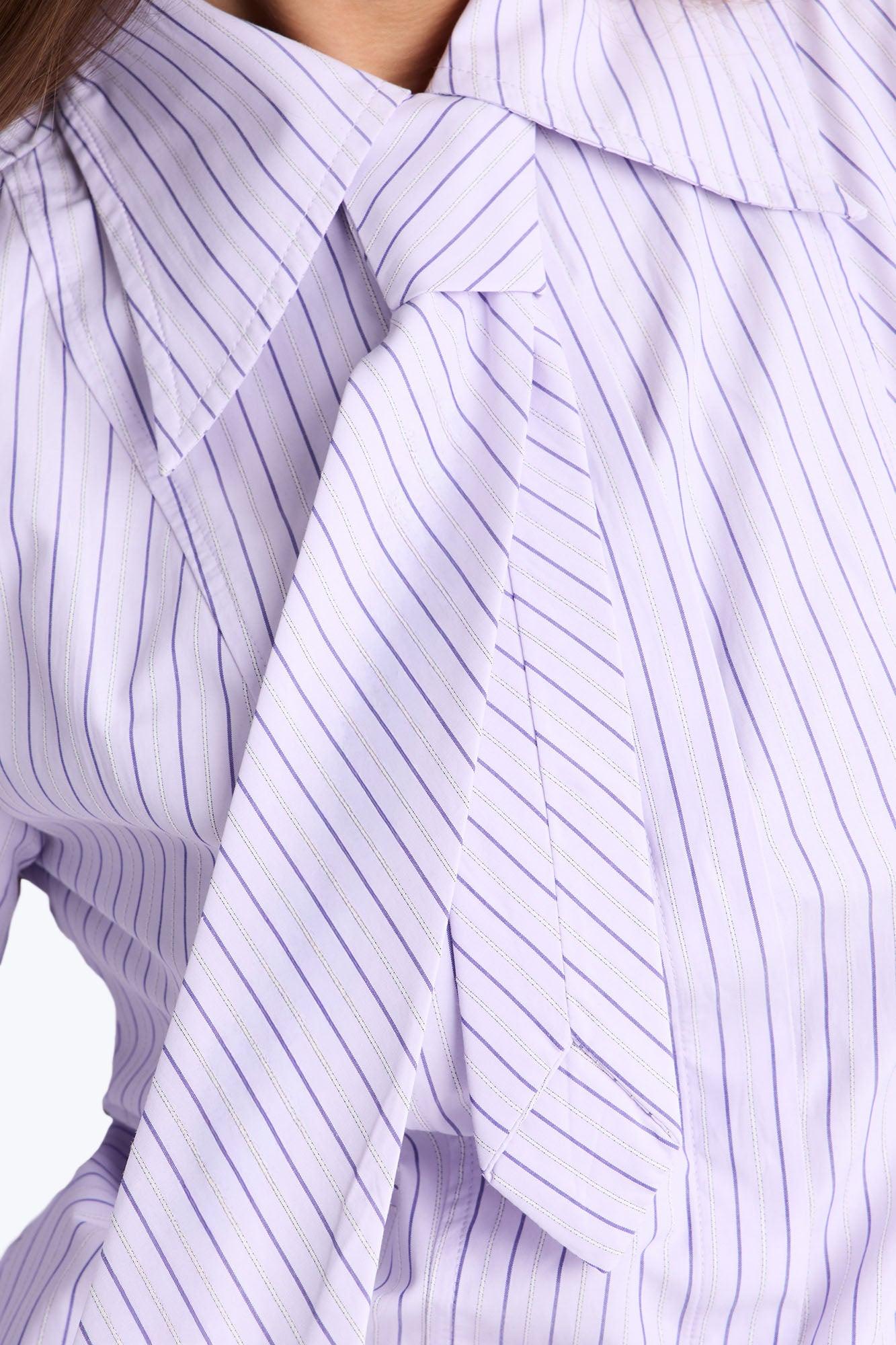 Take Notes Pinstripe 3 Piece Set - Lavender Female Product Image