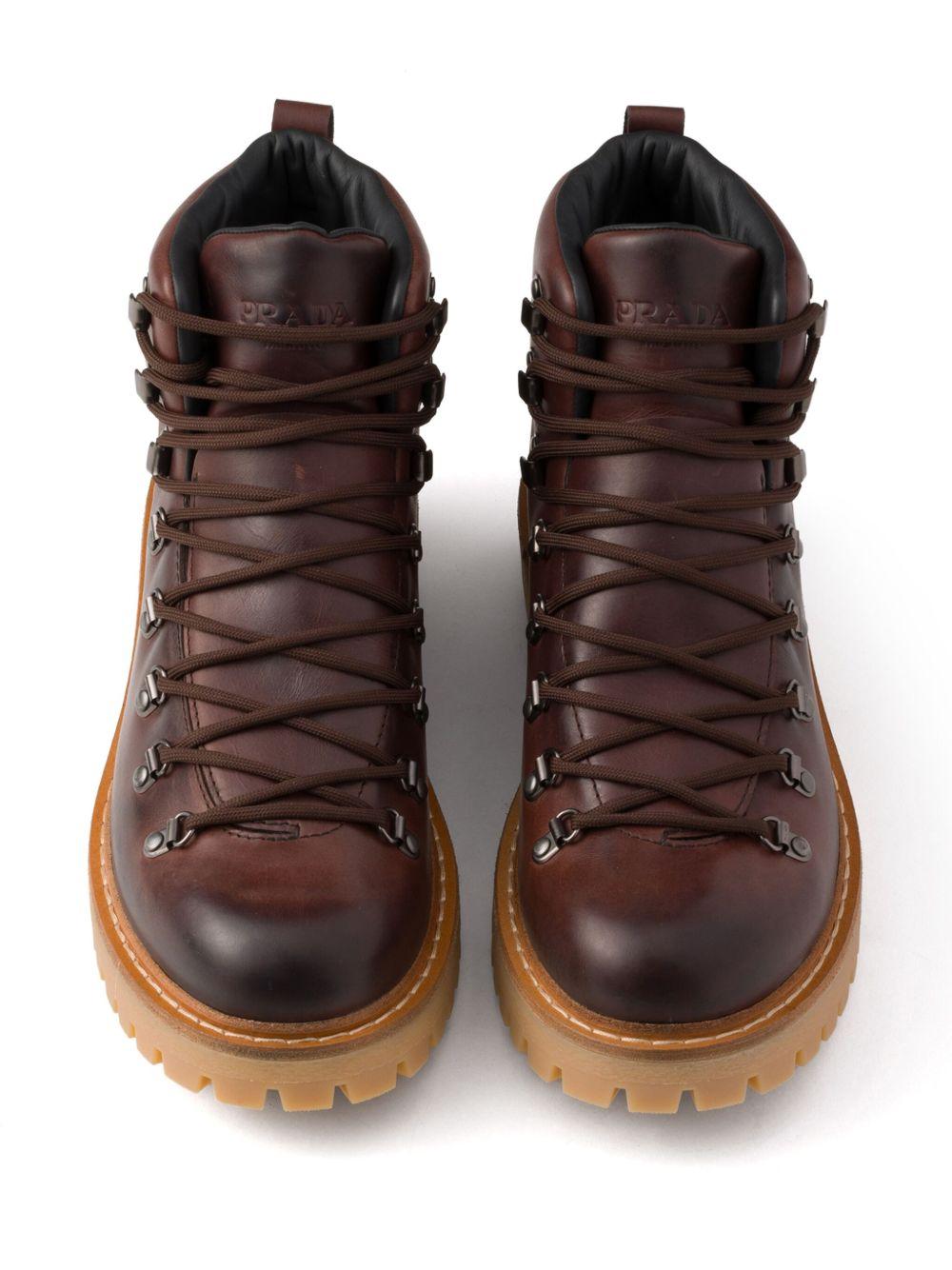laced leather boots Product Image