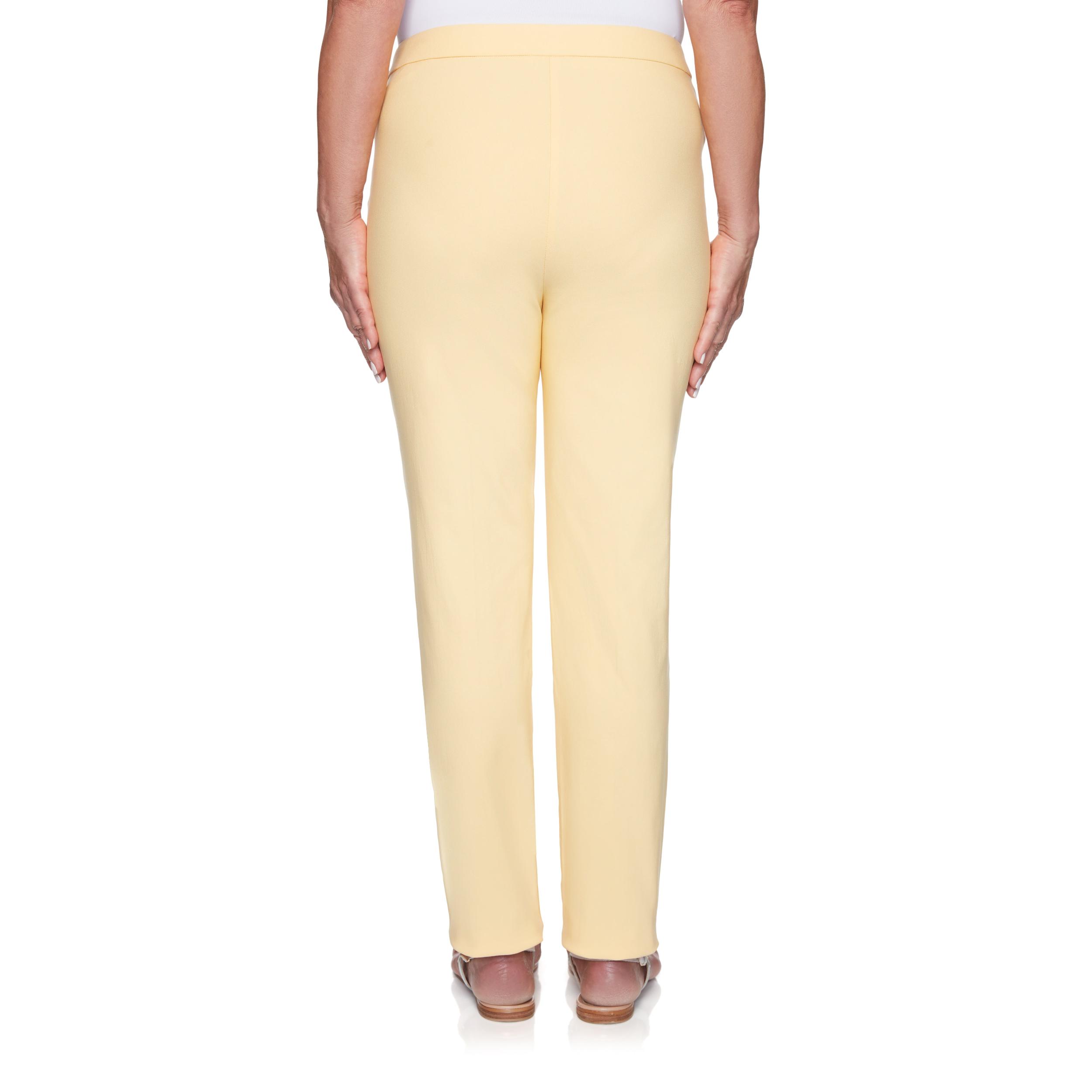 Alfred Dunner Plus Classic Allure Fit Proportioned Pant with Elastic Comfort Waistband Short Length Product Image