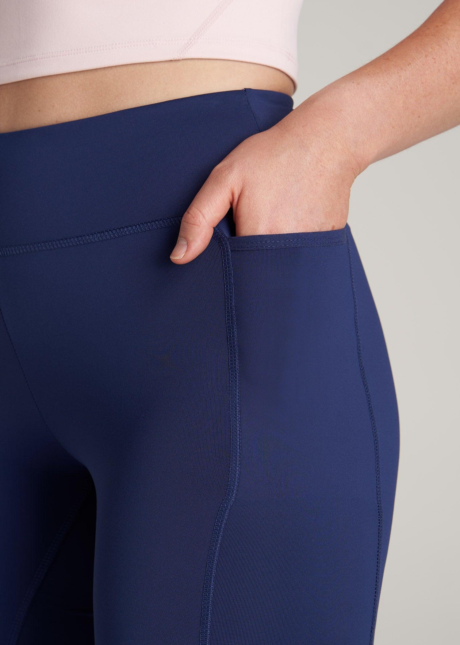 Bella Outer-Pocket Leggings for Tall Women in Midnight Blue Female Product Image