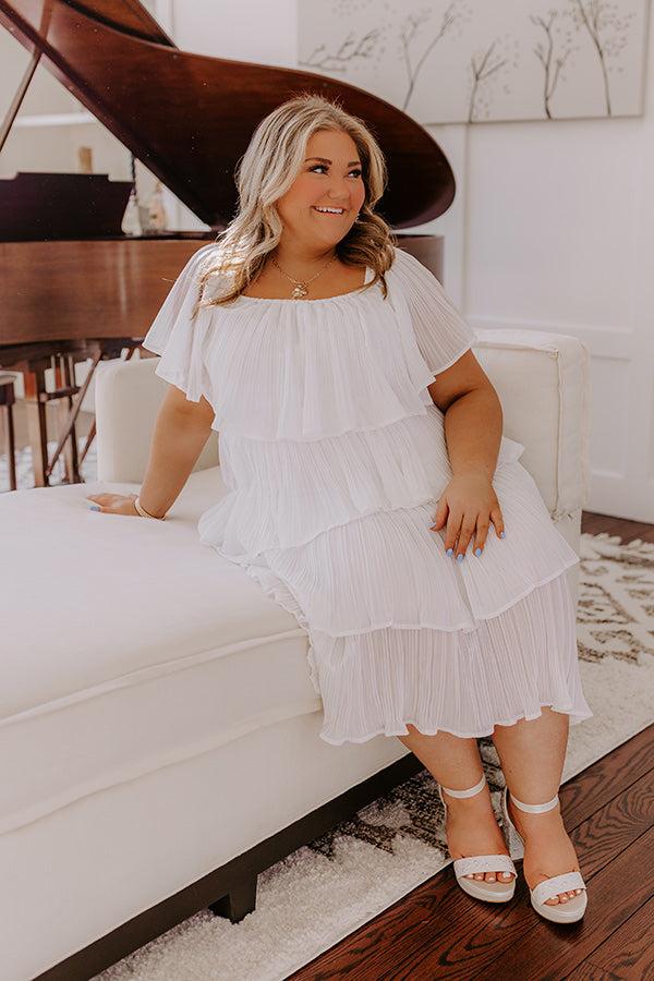 Patient And Kind Pleated Midi Dress Curves Product Image