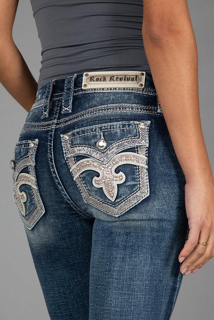 Shell Pink Bootcut Jeans Product Image