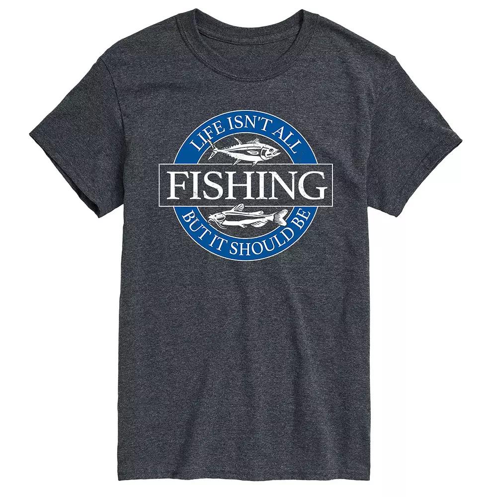 Big & Tall Life Fishing Tee, Men's,  Product Image