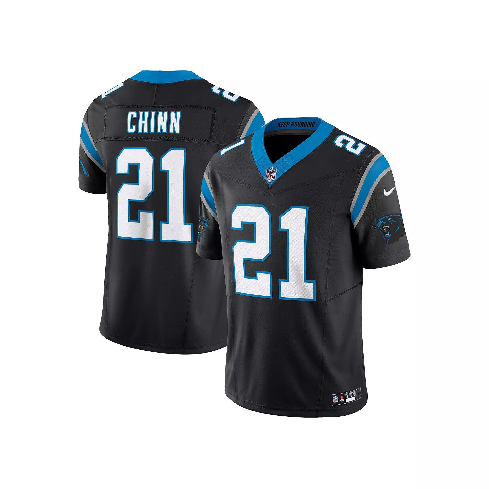 Men's Nike Jeremy Chinn Black Carolina Panthers Vapor F.U.S.E. Limited Jersey, Size: Small Product Image