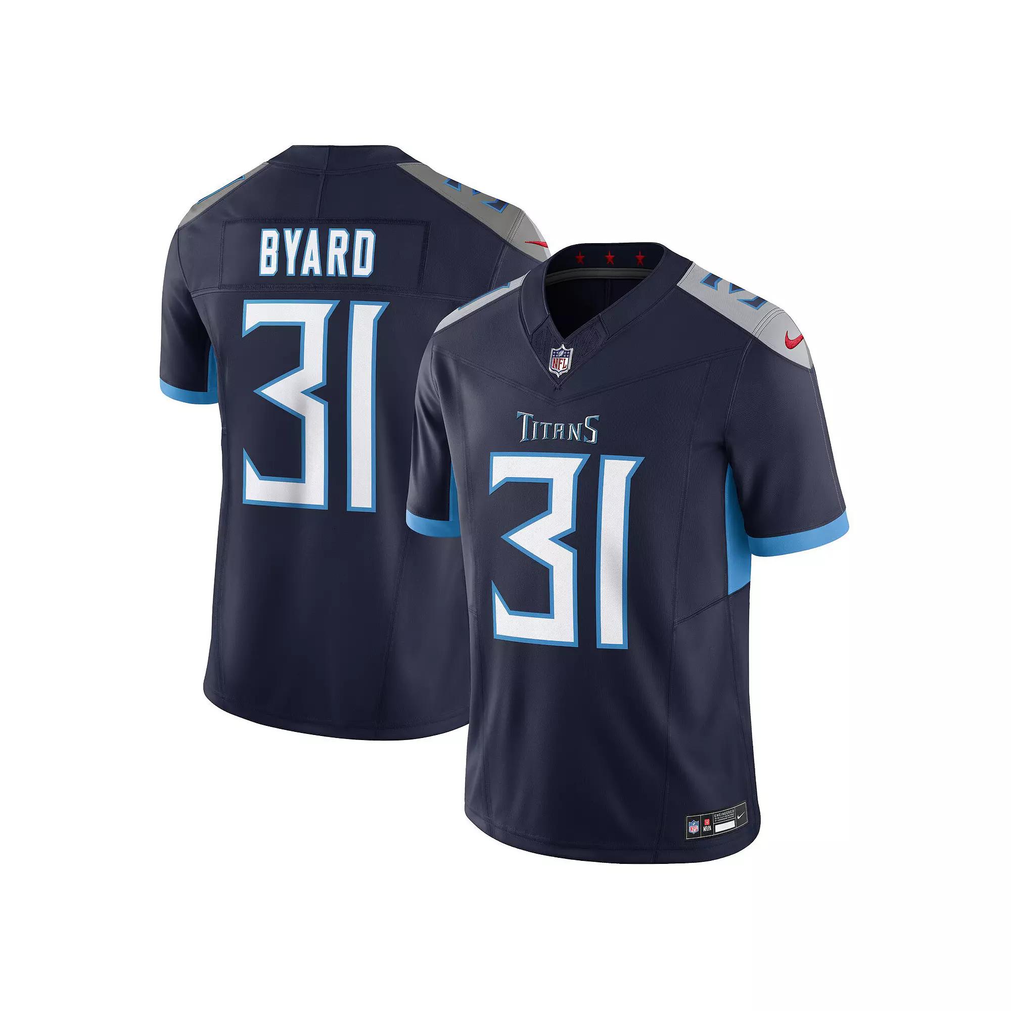 Men's Nike Kevin Byard Navy Tennessee Titans Vapor F.U.S.E. Limited Jersey,  Product Image