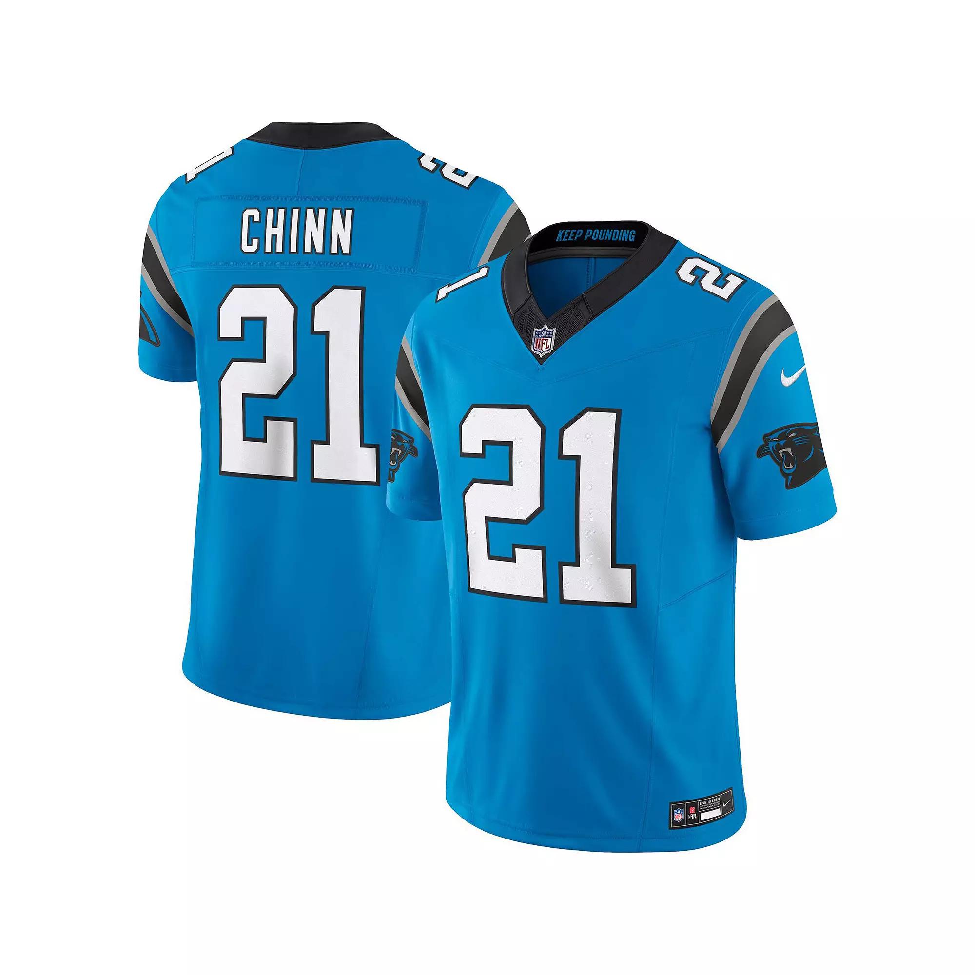 Men's Nike Jeremy Chinn Blue Carolina Panthers Vapor F.U.S.E. Limited Jersey, Size: 3XL Product Image