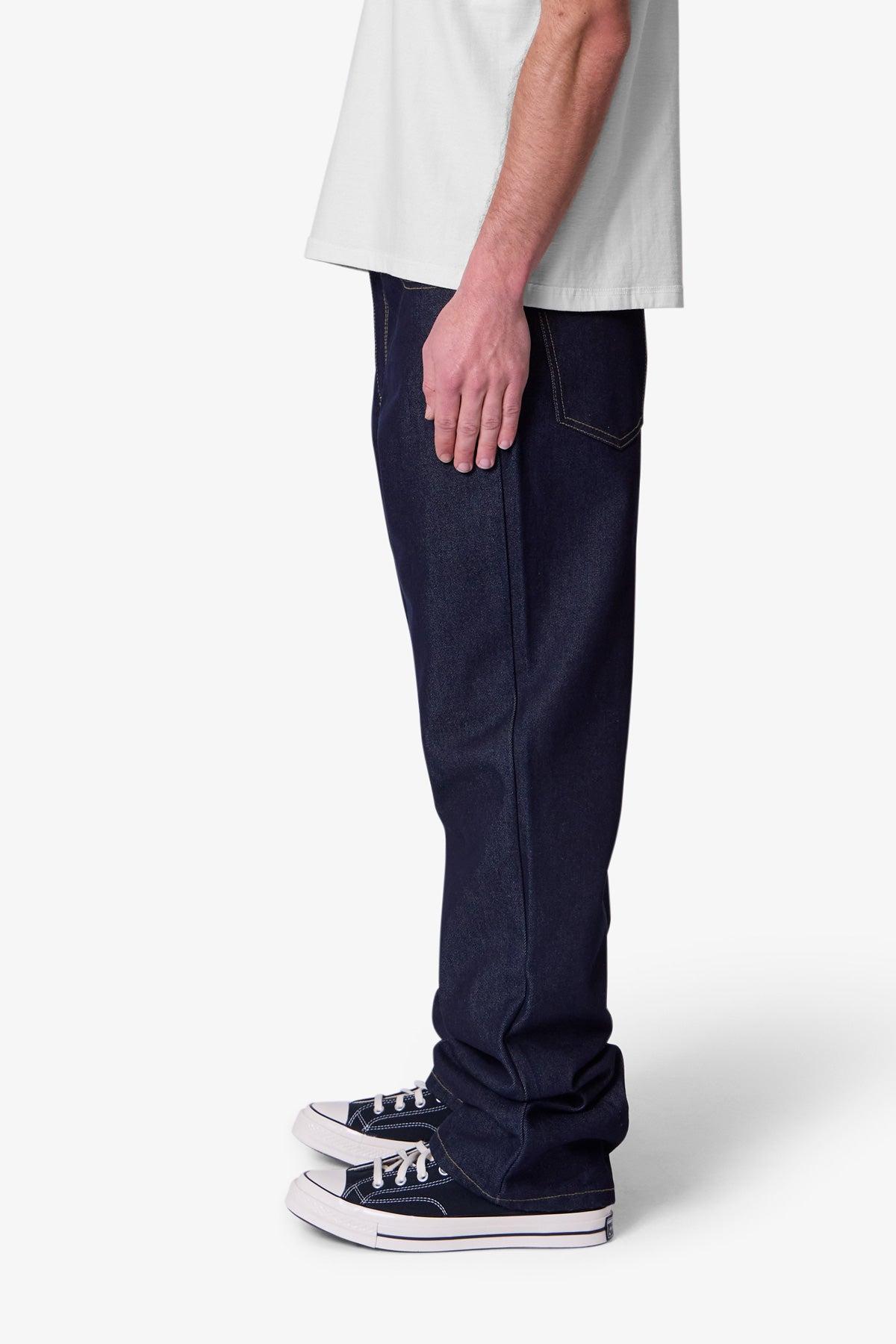 Raw Baggy Denim - Rinsed Indigo Product Image