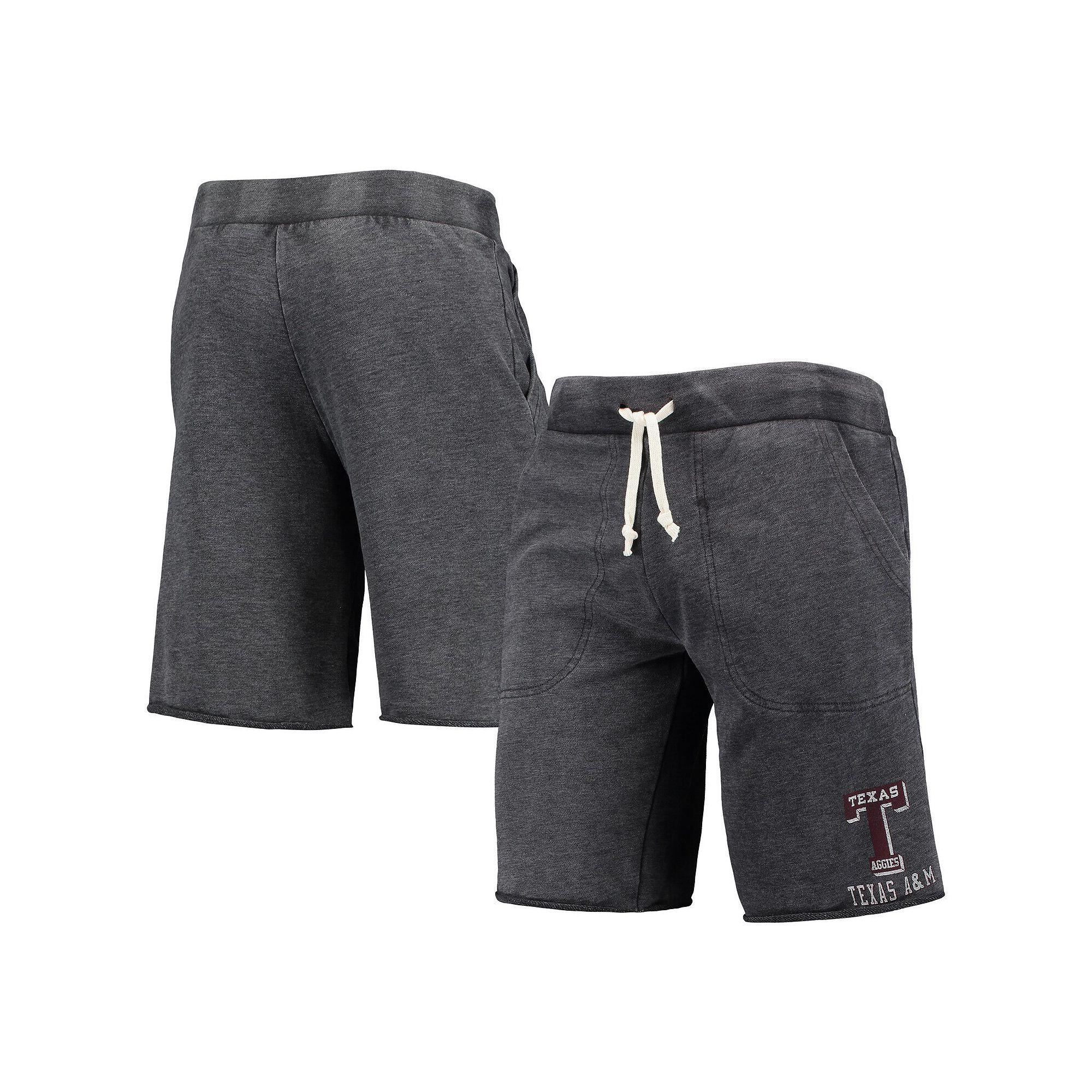 Men's Heathered Black Alternative Apparel Texas A&M Aggies Victory Lounge Shorts,  Product Image