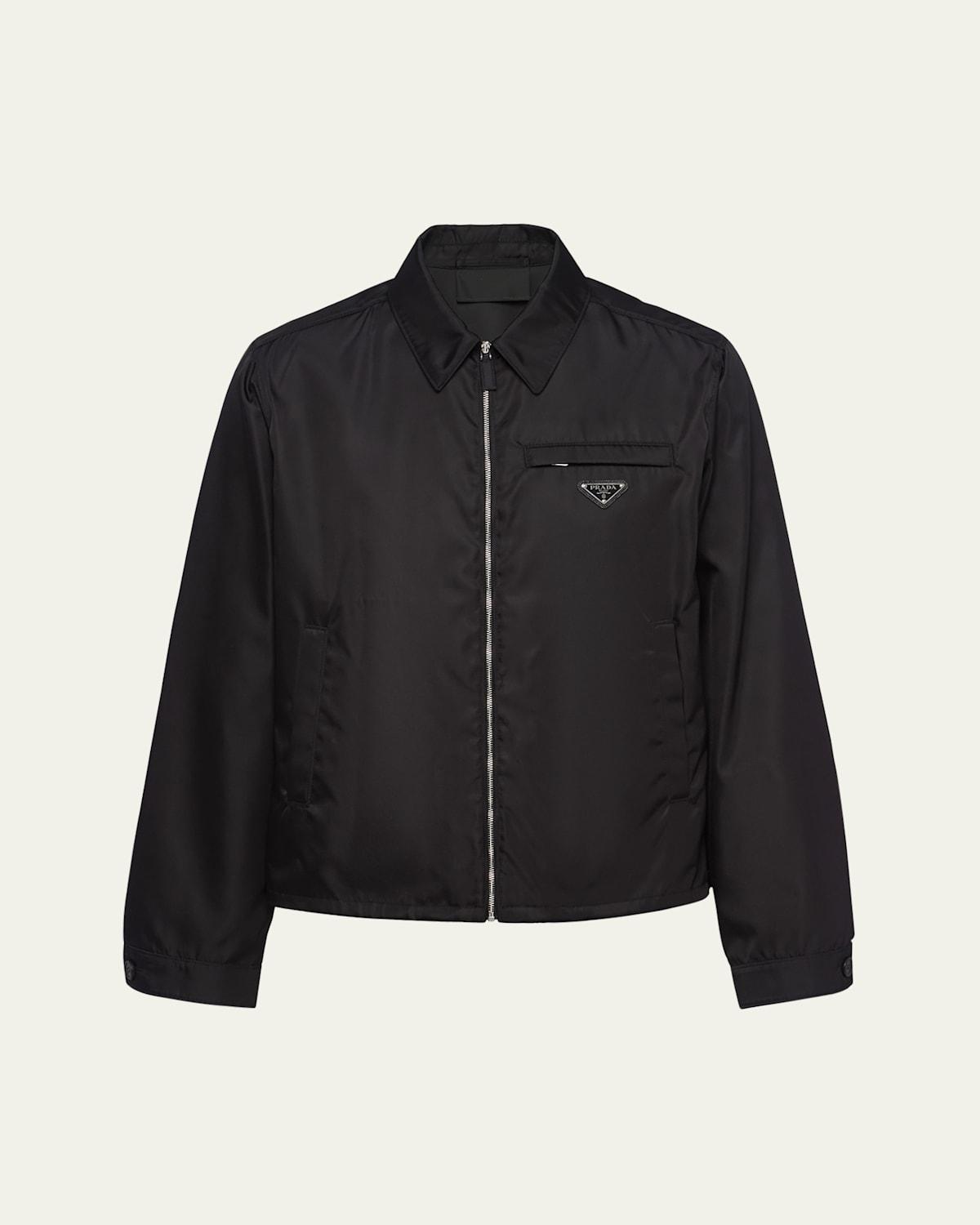 Mens Re-Nylon Blouson Logo Jacket Product Image