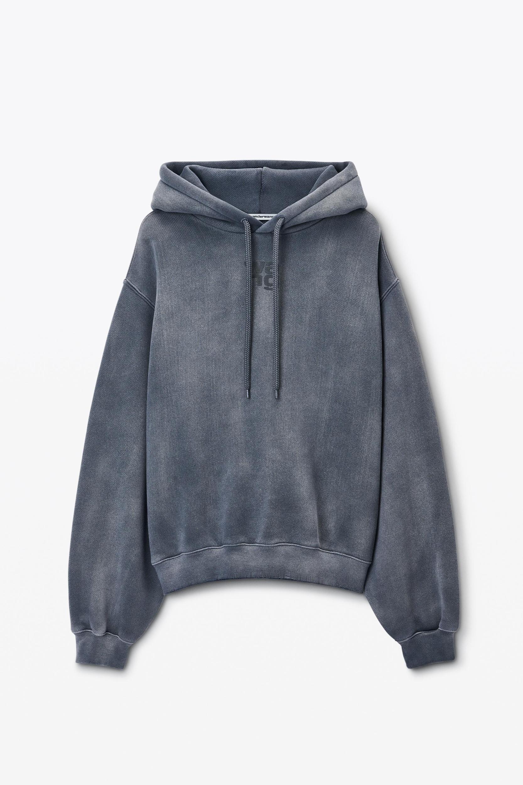 Puff Logo Hoodie In Structured Terry Product Image