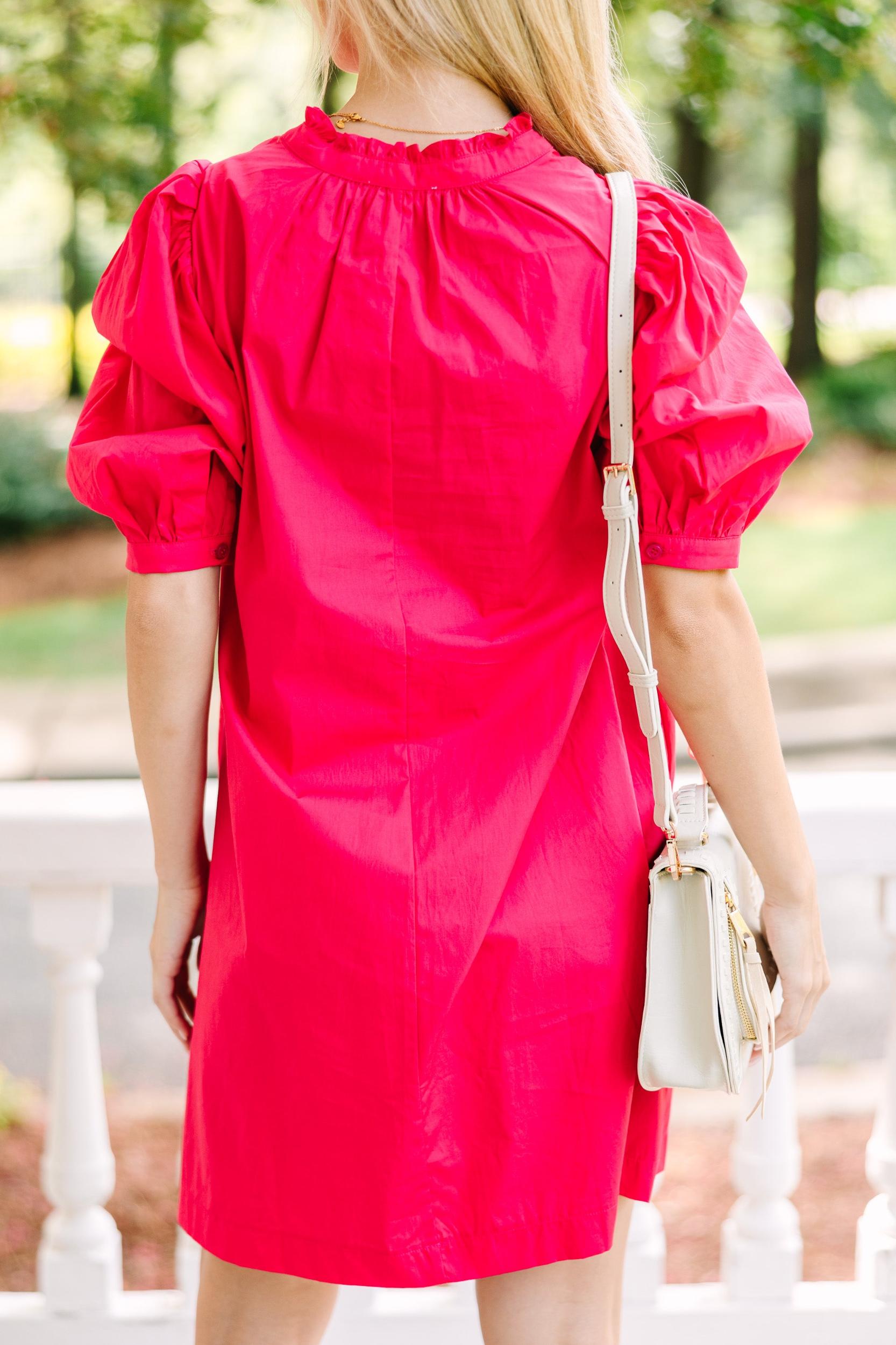 Sugarlips: Best Of You Fuchsia Pink Babydoll Dress Female Product Image