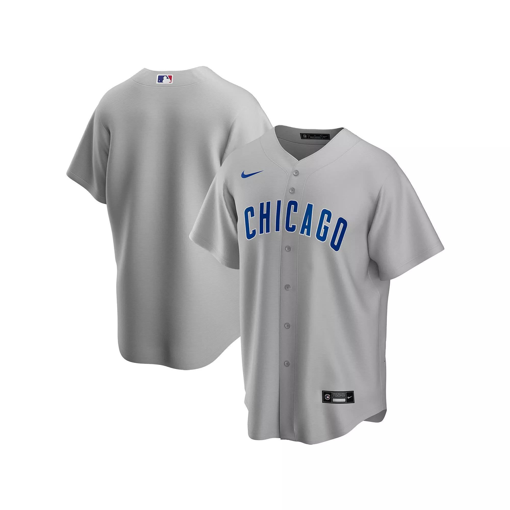 Nike Mens MLB Chicago Cubs Replica Baseball Jersey | T770EJGREJ-XVR Product Image
