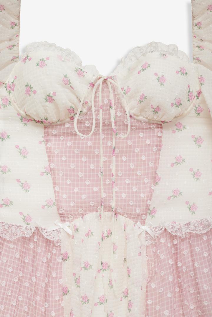 Francine Mini Dress — Pink Product Image