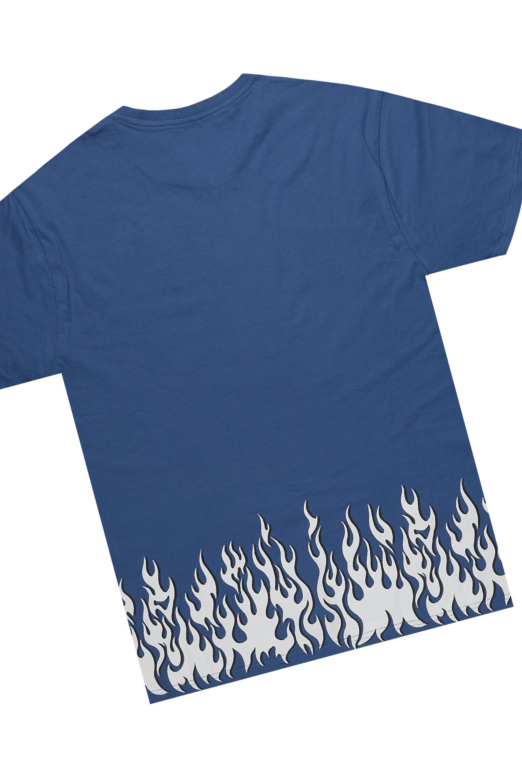 Arais Navy T-Shirt Short Set Female Product Image