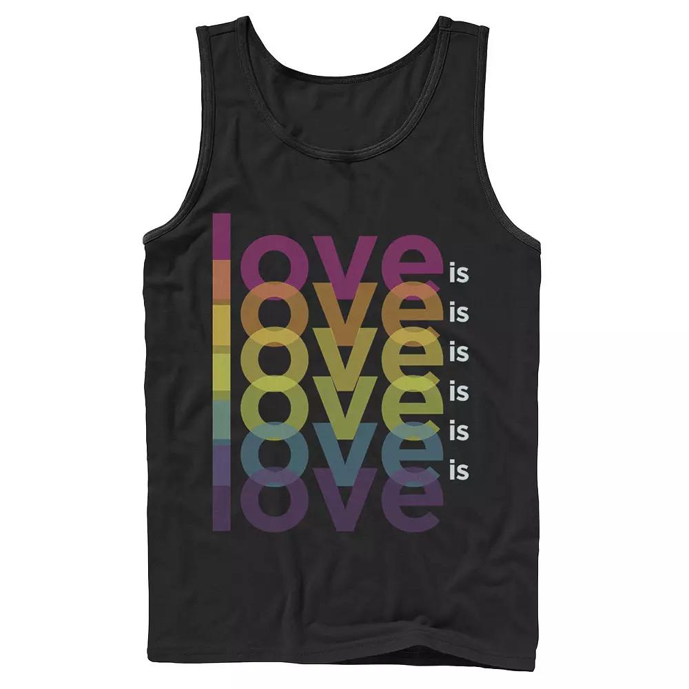 Men's Loveislove Pride Tank Top,  Product Image