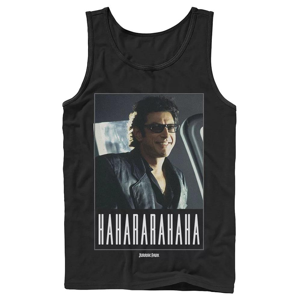 Men's Jurassic Park Ian Malcolm Hahararahaha Tank Top,  Product Image