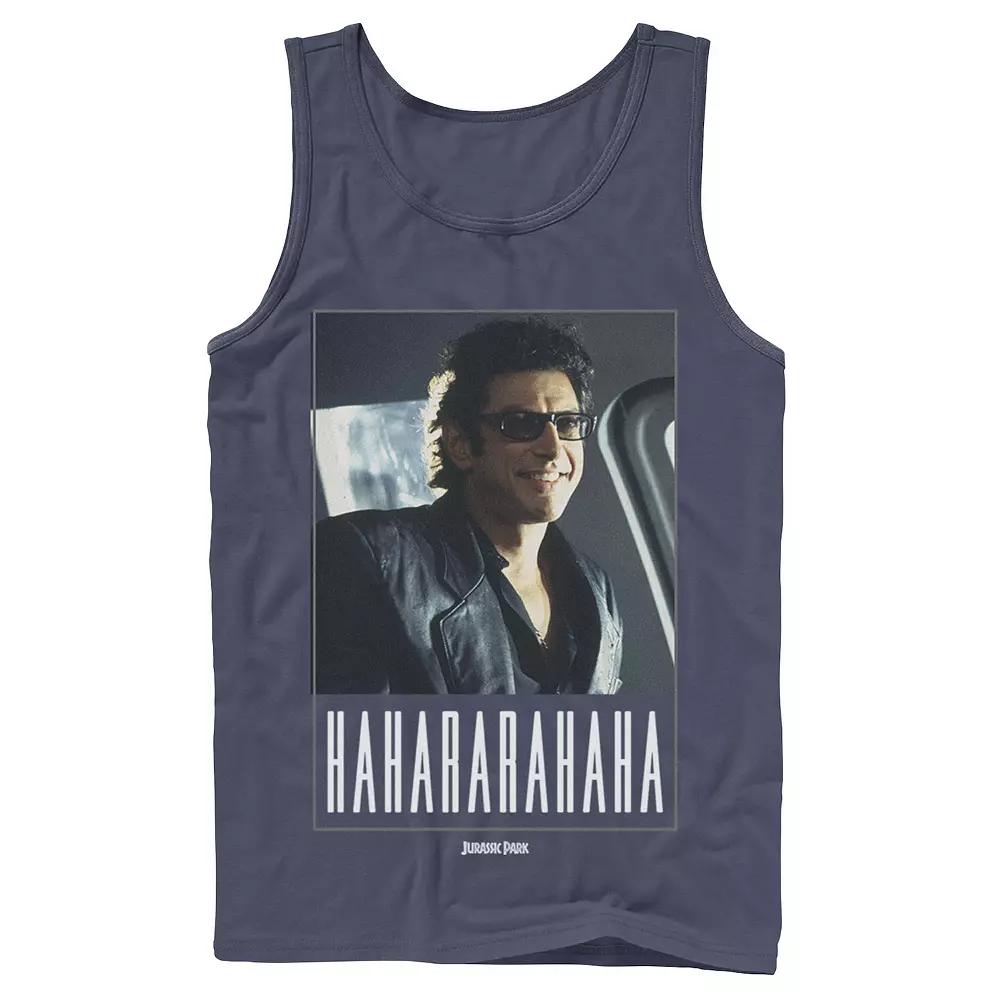 Men's Jurassic Park Ian Malcolm Hahararahaha Tank Top,  Product Image
