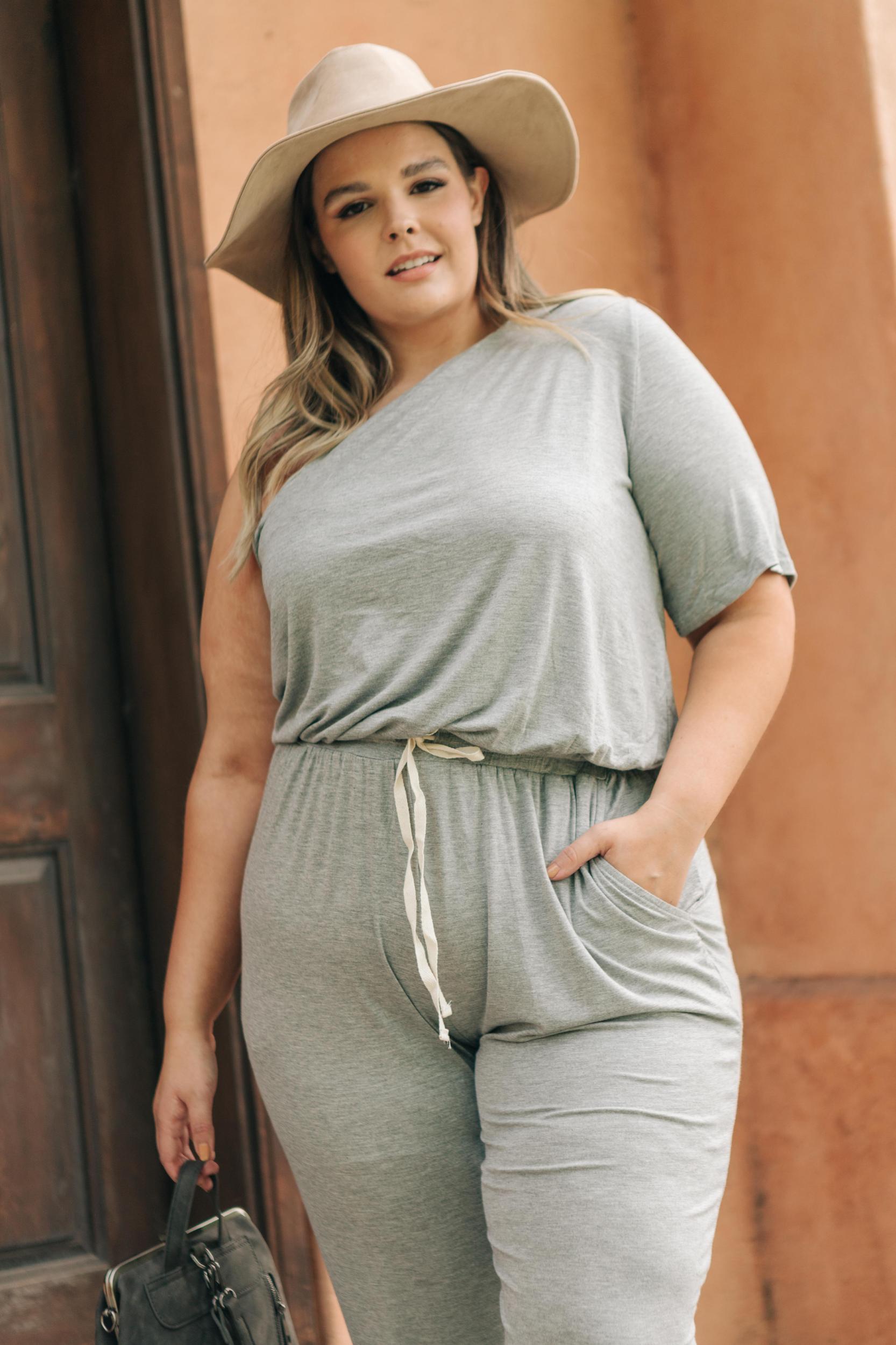 Arm And A Leg Jumpsuit In Gray (Online Exclusive) Product Image