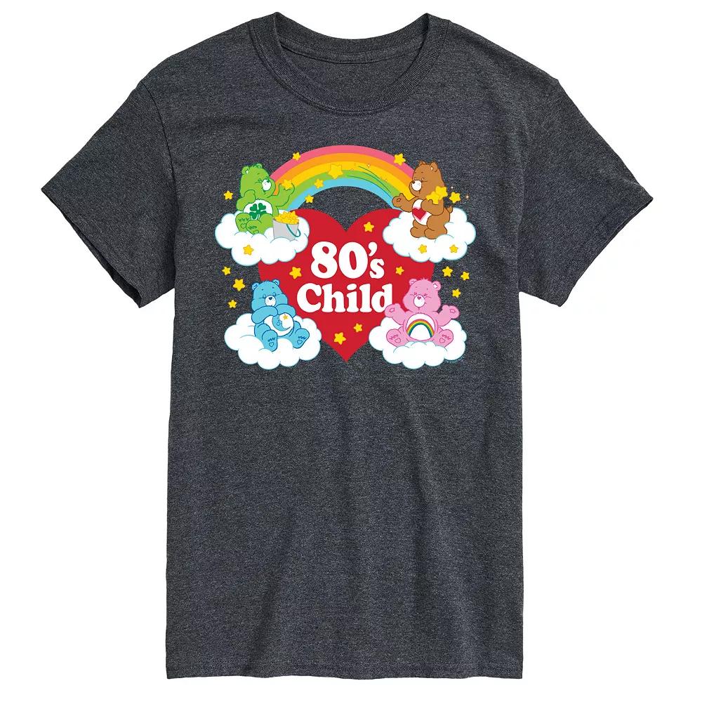 Big & Tall Care Bears 80s Child Graphic Tee, Men's,  Product Image