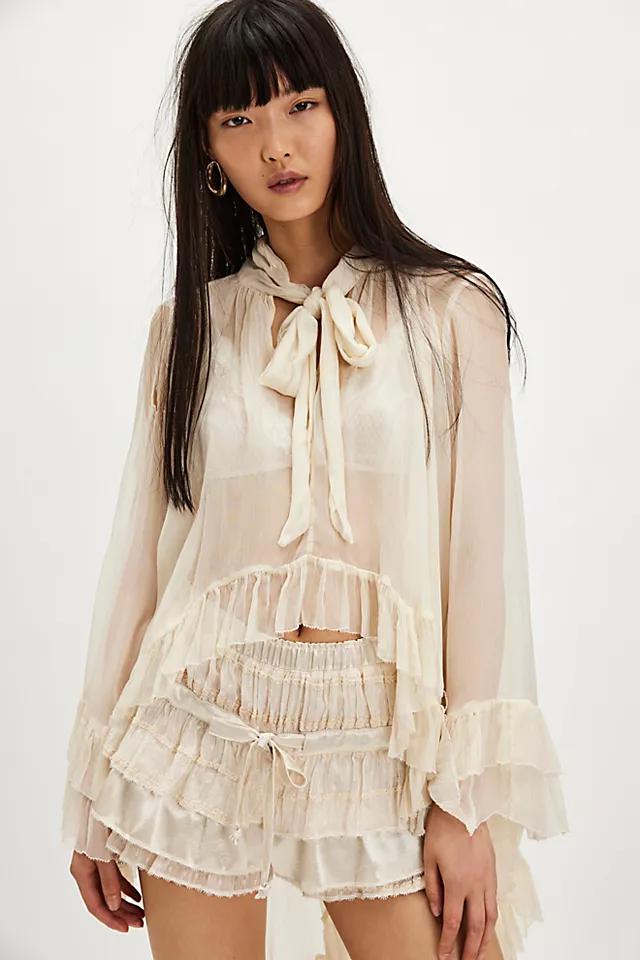 Camille Ruffle Shorts Product Image