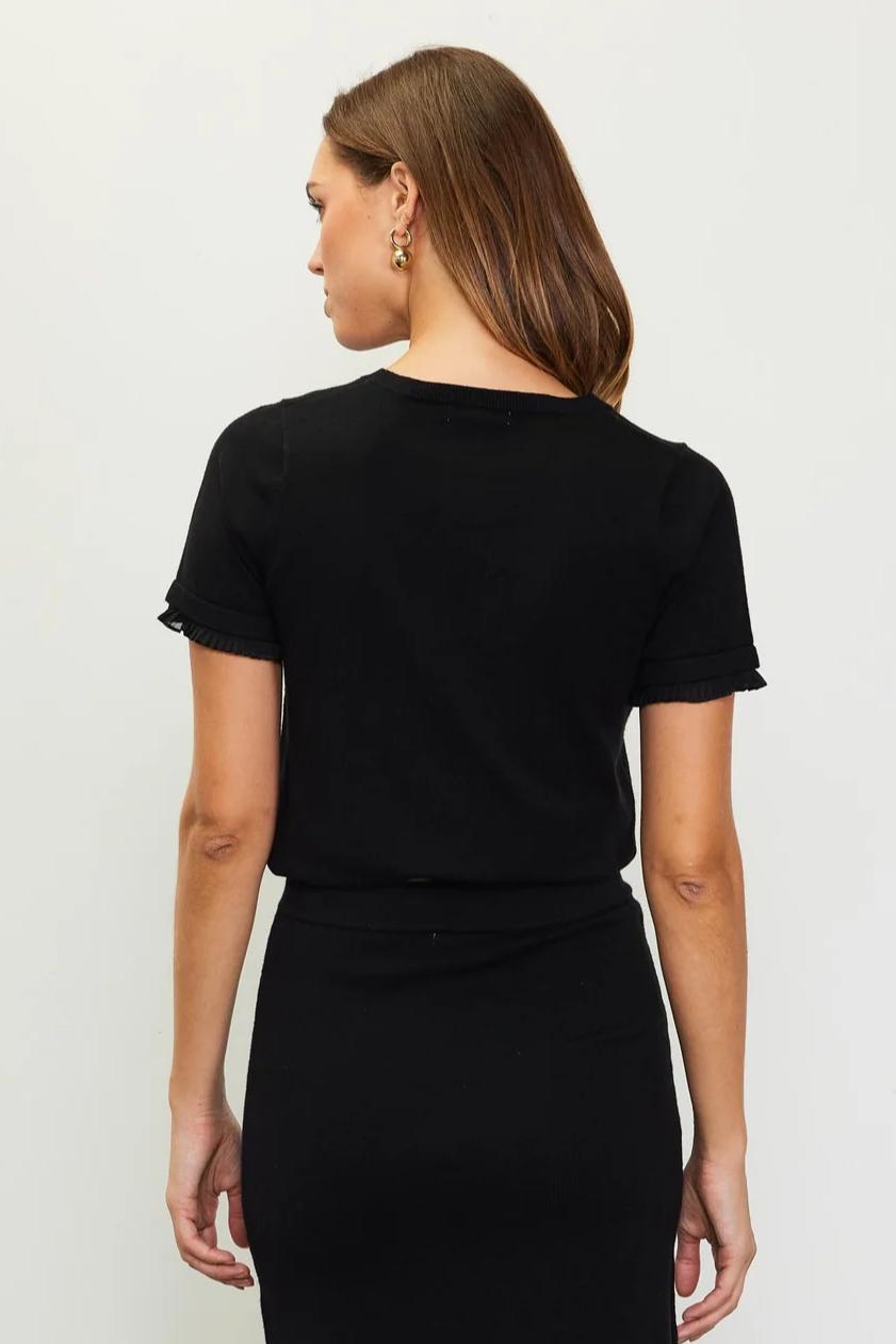 Ruffle Sleeve Sweater Product Image