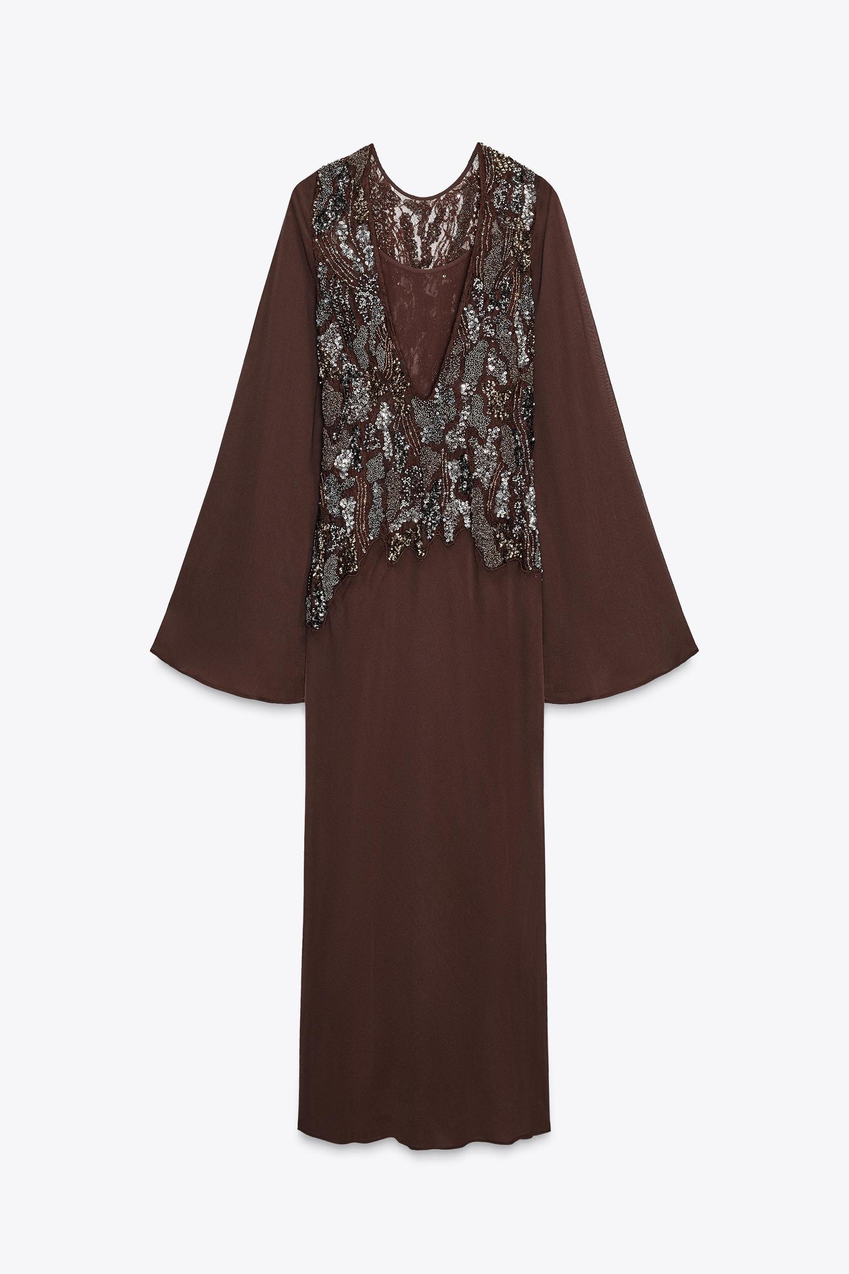 EMBROIDERED DRESS ZW COLLECTION Product Image