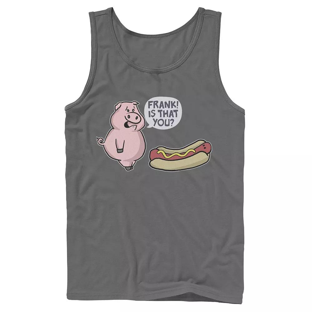Men's Is That You Frank Pig And Hotdog Tank Top,  Product Image