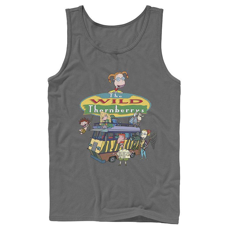 Men's Nickelodeon The Wild Thornberrys Family RV Logo Tank Top,  Product Image