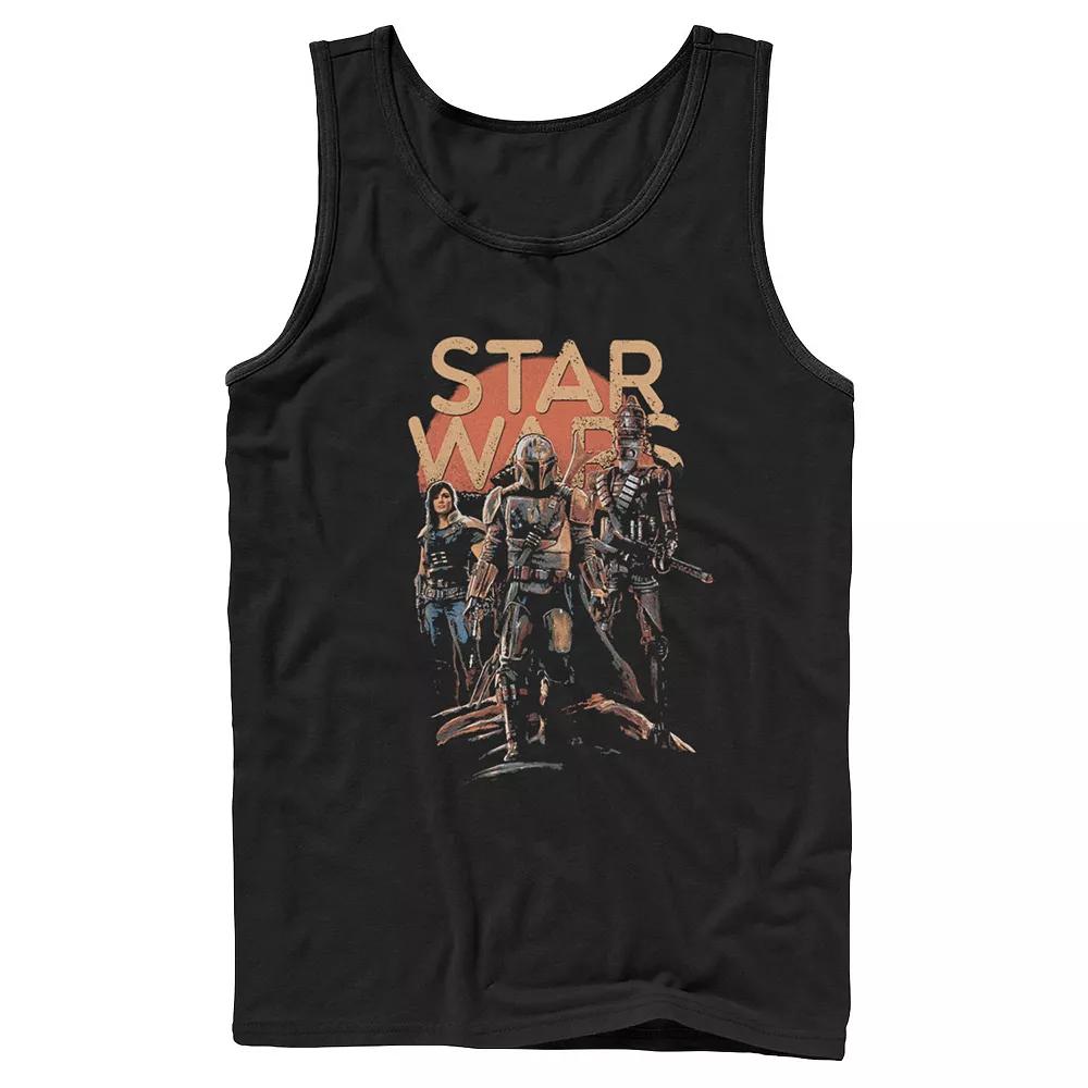 Men's Star Wars The Mandalorian Character Entourage Tank Top,  Product Image