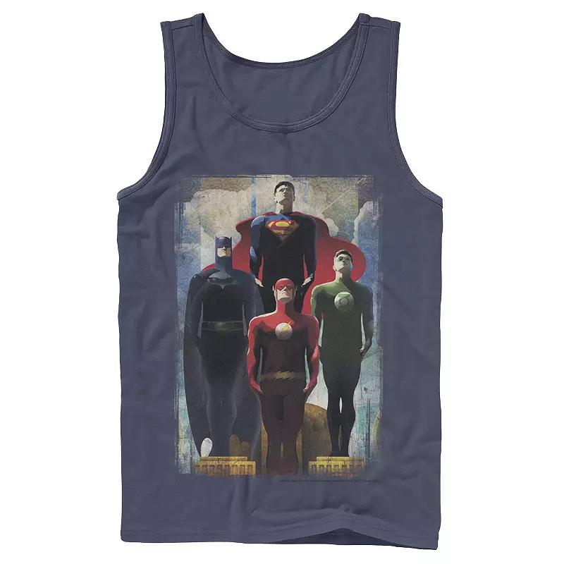 Men's DC Comics Justice League Heroes Look Up Tank Top,  Product Image