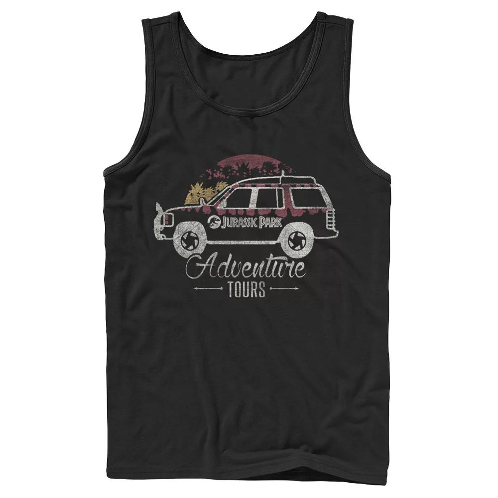 Men's Jurassic Park Road Trip Tank Top,  Product Image