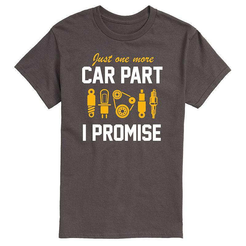 Mens Just One More Cart Part Tee Grey Product Image