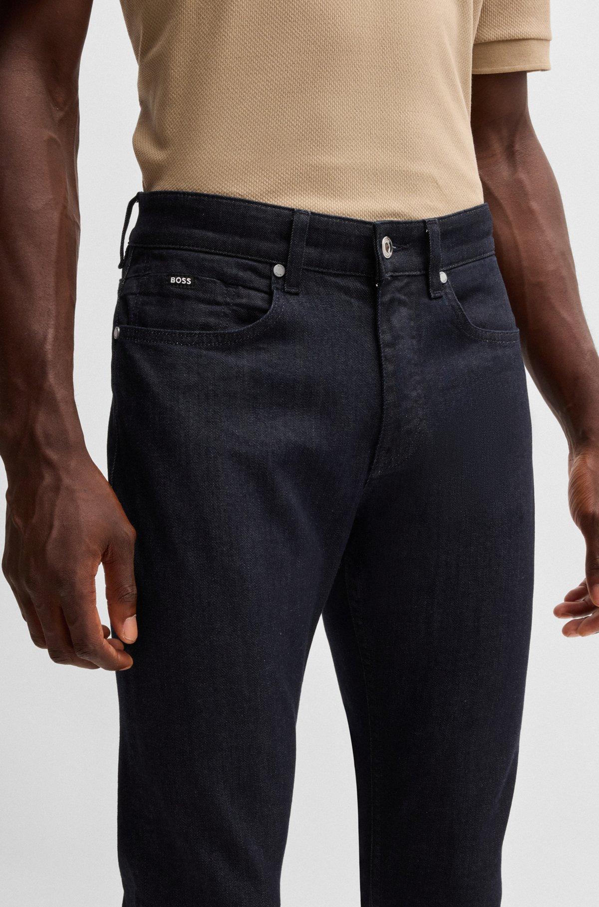 Delaware slim-fit jeans in indigo stretch denim Product Image