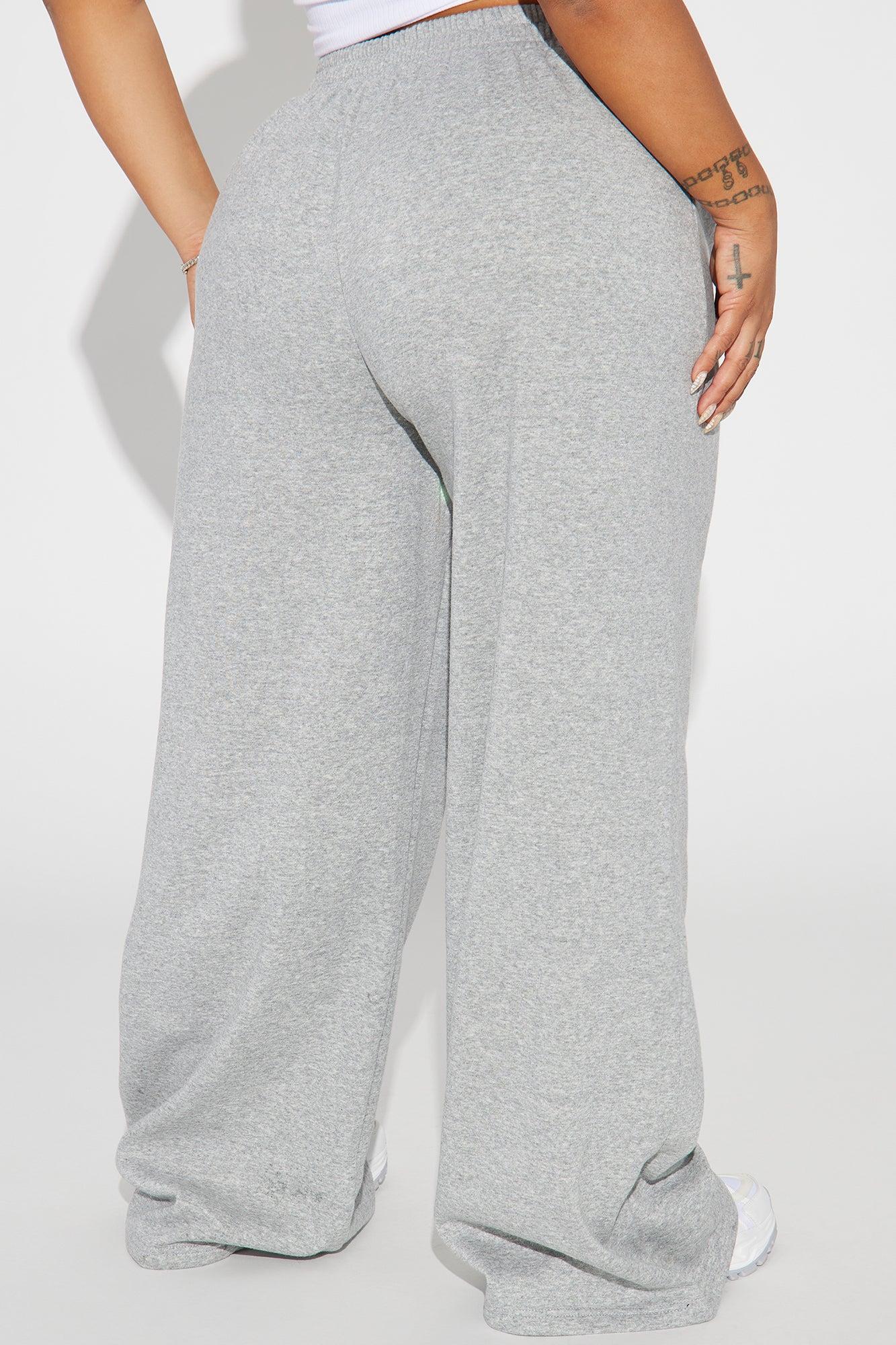 Cassandra Cross Over Lounge Pant - Heather Grey Product Image