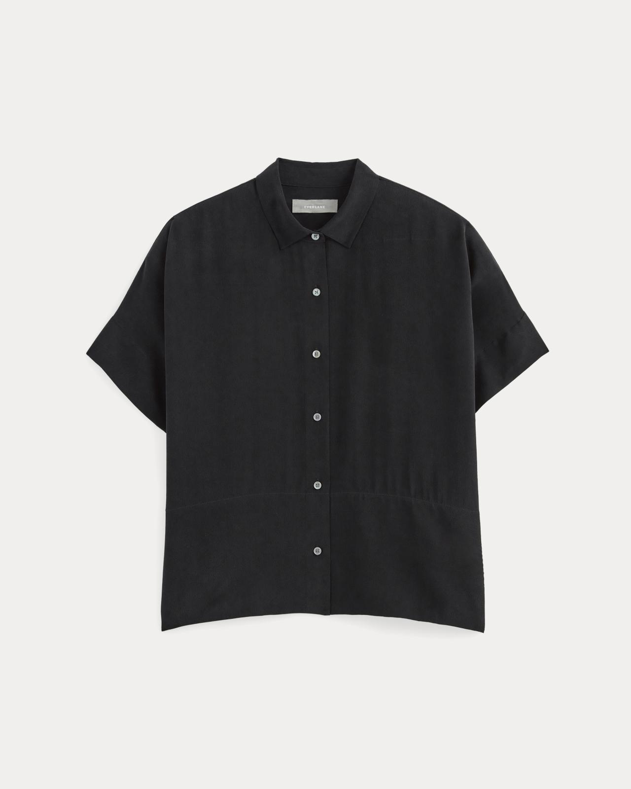 Womens Boxy Shirt in Washable Silk by Everlane Size 0 Product Image