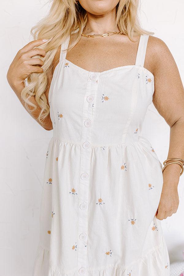 Southern Sunsets Embroidered Midi Curves Product Image