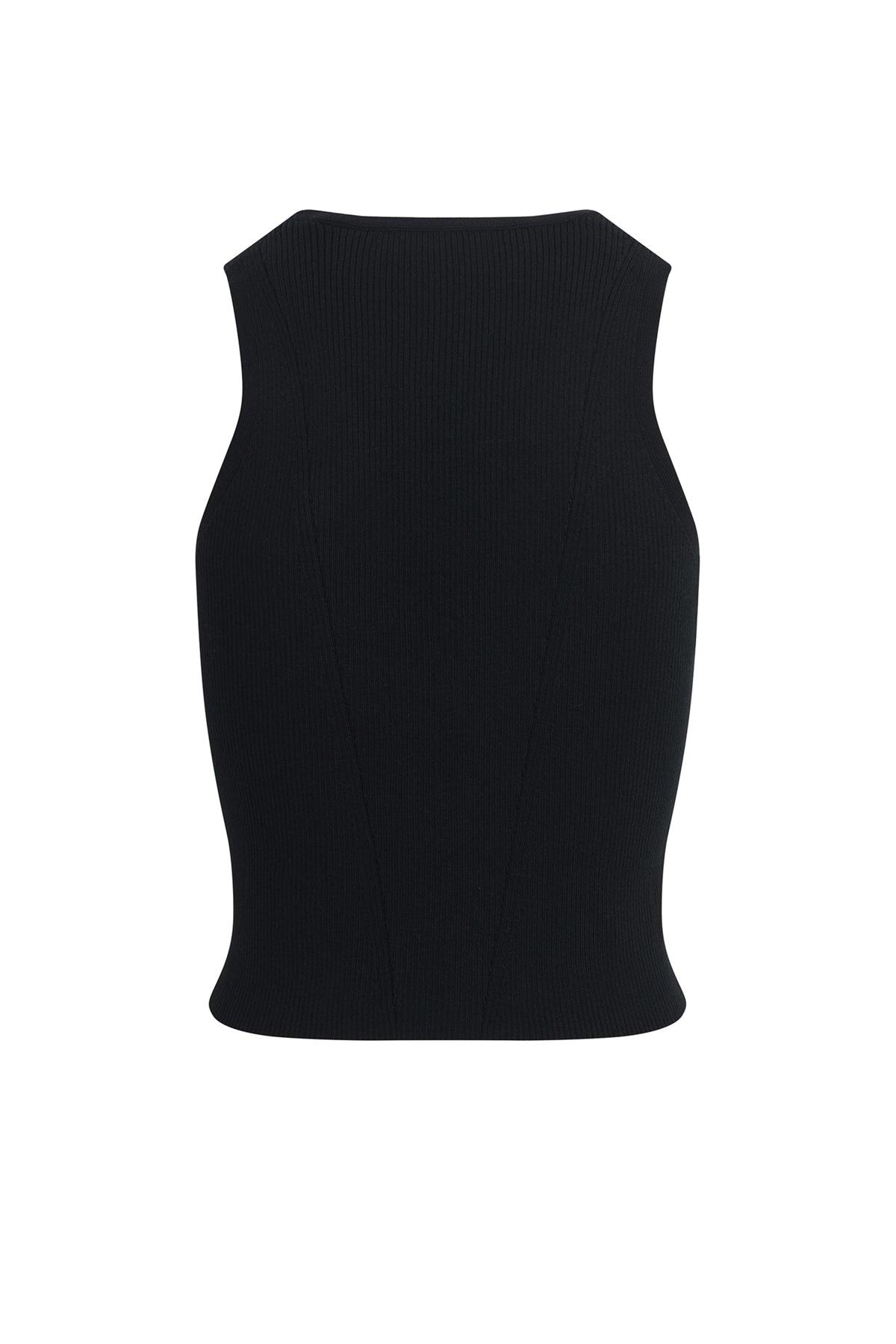Sleeveless V-Neck Sweater Female Product Image