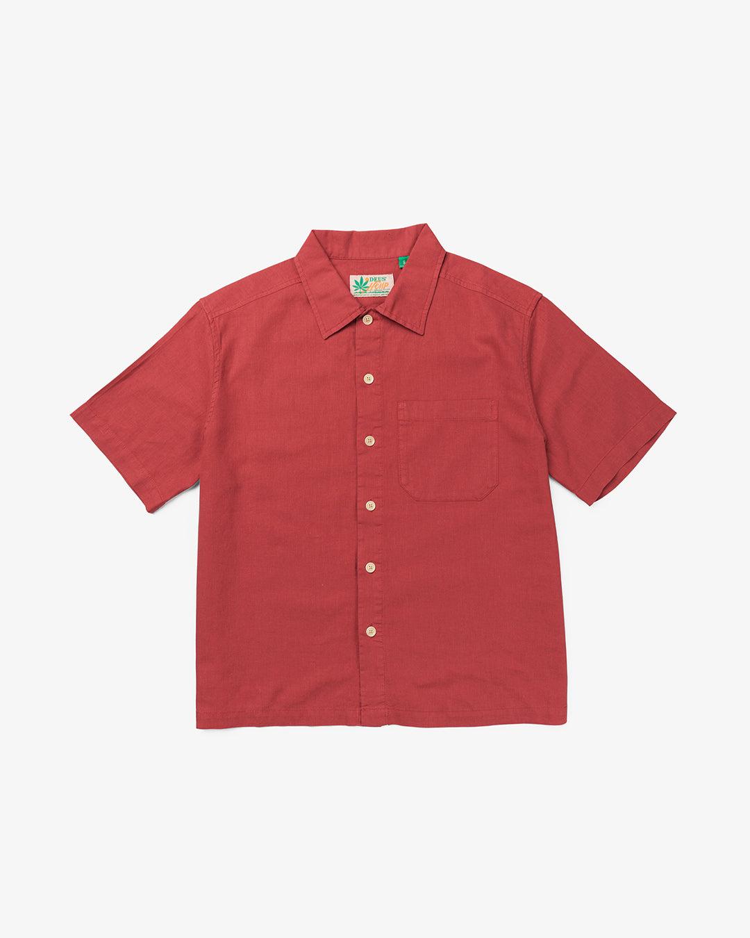 Onnie Short Sleeve Shirt - Cranberry Product Image