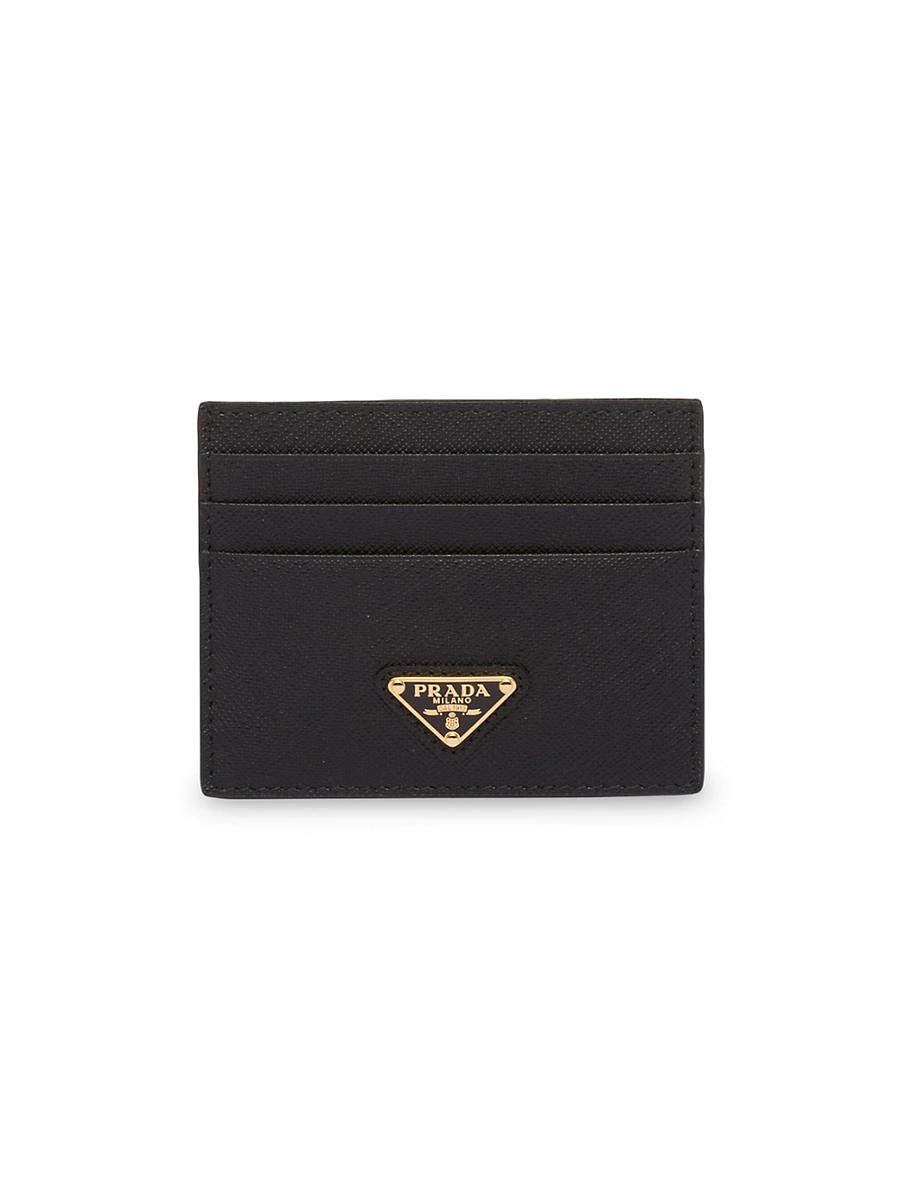 Womens Saffiano Leather Card Holder Product Image
