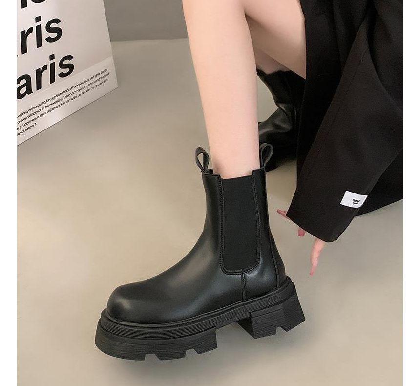 Platform Short Chelsea Boots Product Image