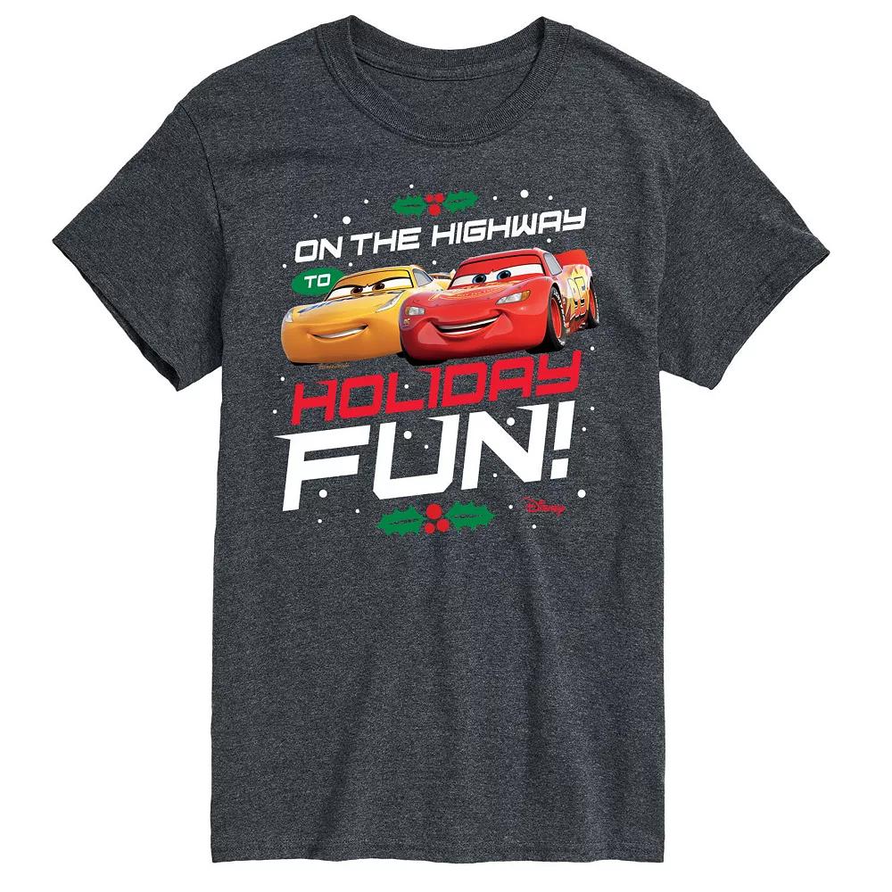 Disney's Cars Men's Highway To Holiday Fun Graphic Tee,  Product Image