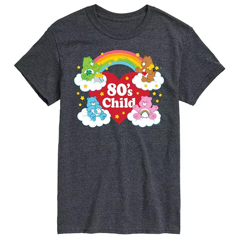 Big & Tall Care Bears 80s Child Graphic Tee, Men's,  Product Image