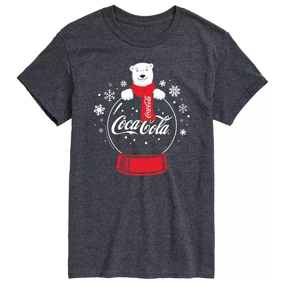 Big & Tall Coca-Cola Polar Bear Snowglobe Graphic Tee, Men's,  Product Image