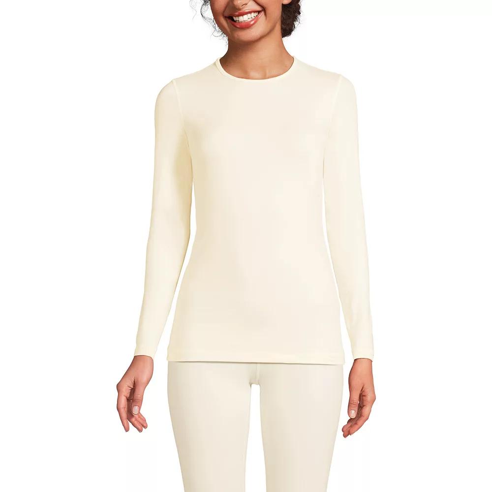 Petite Lands' End Thermaskin Long Underwear Crewneck Top, Women's,  Product Image