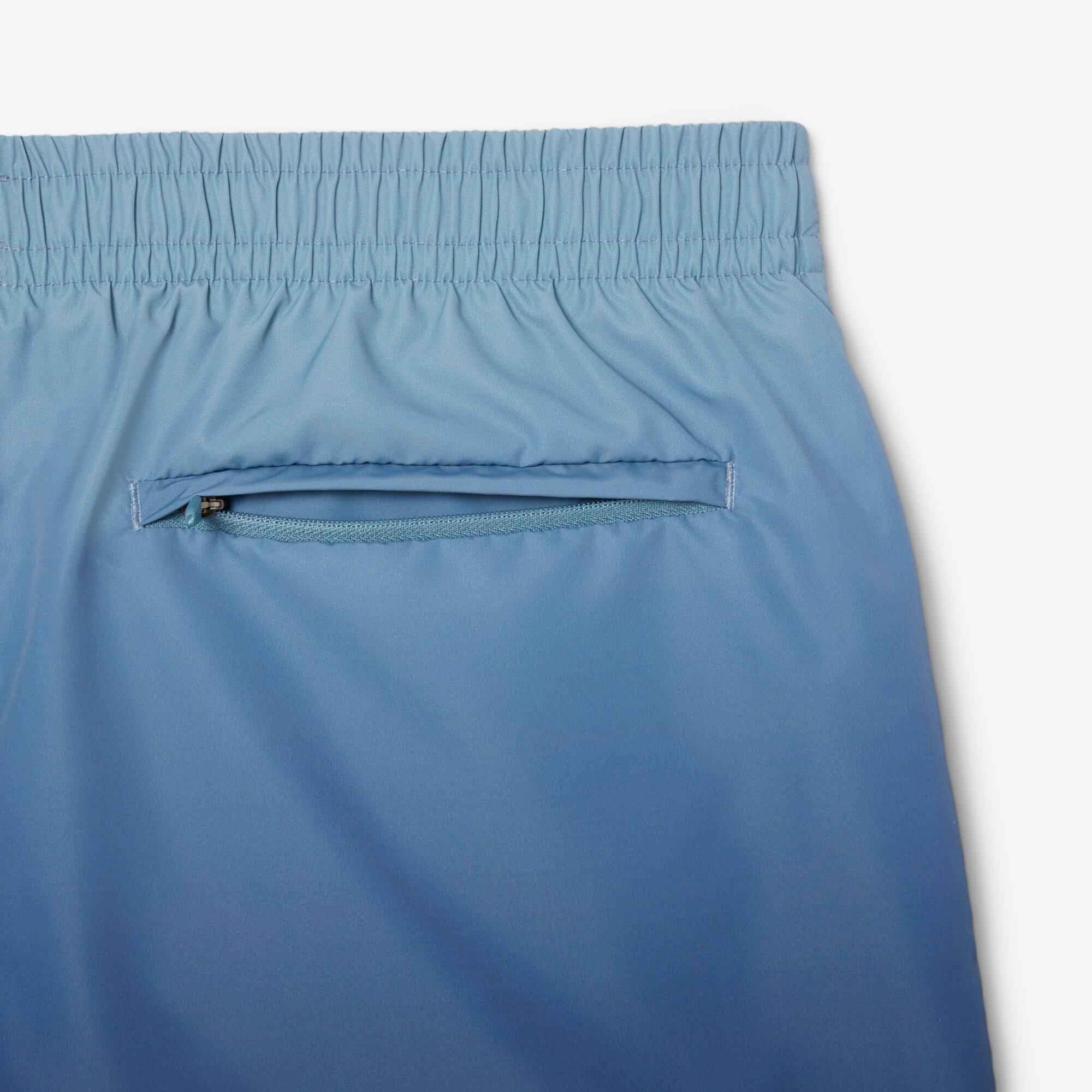 Short Ombré Print Swim Trunks Product Image