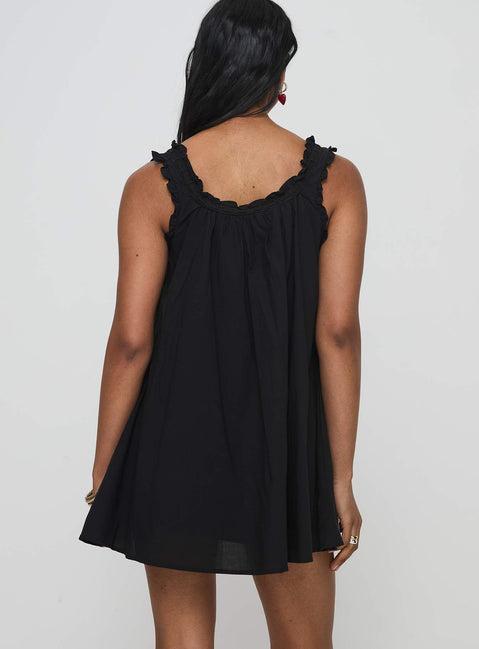 Swing Mini Dress Black Petite Product Image