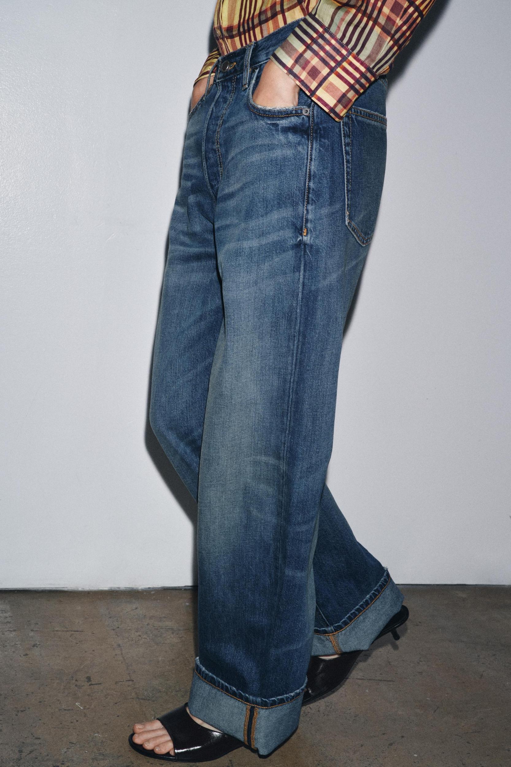 ZW COLLECTION LOW-RISE BAGGY JEANS Product Image
