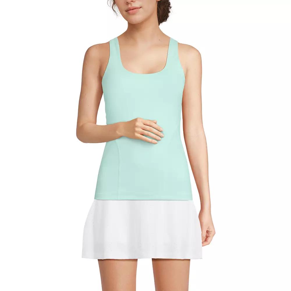 Women's Lands' End High Impact Scoop Neck Active Tank Top,  Product Image