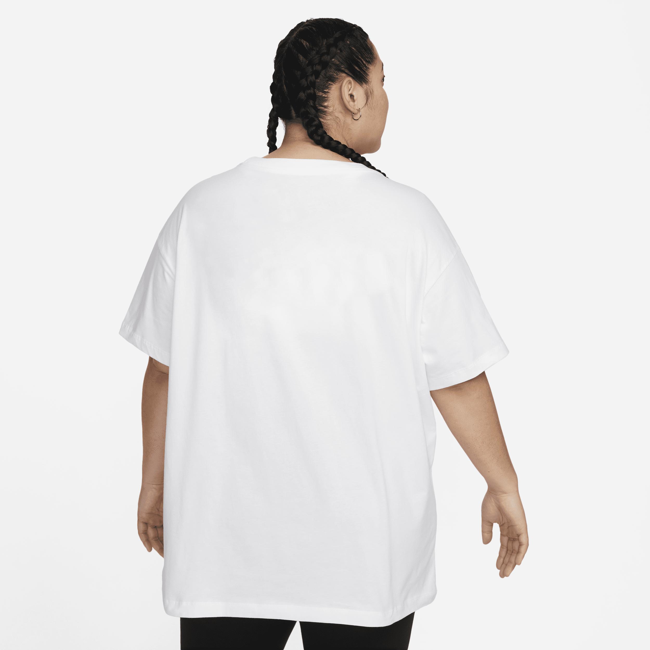 Womens Nike Sportswear Essential T-Shirt (Plus Size) | FJ2739-100 Product Image