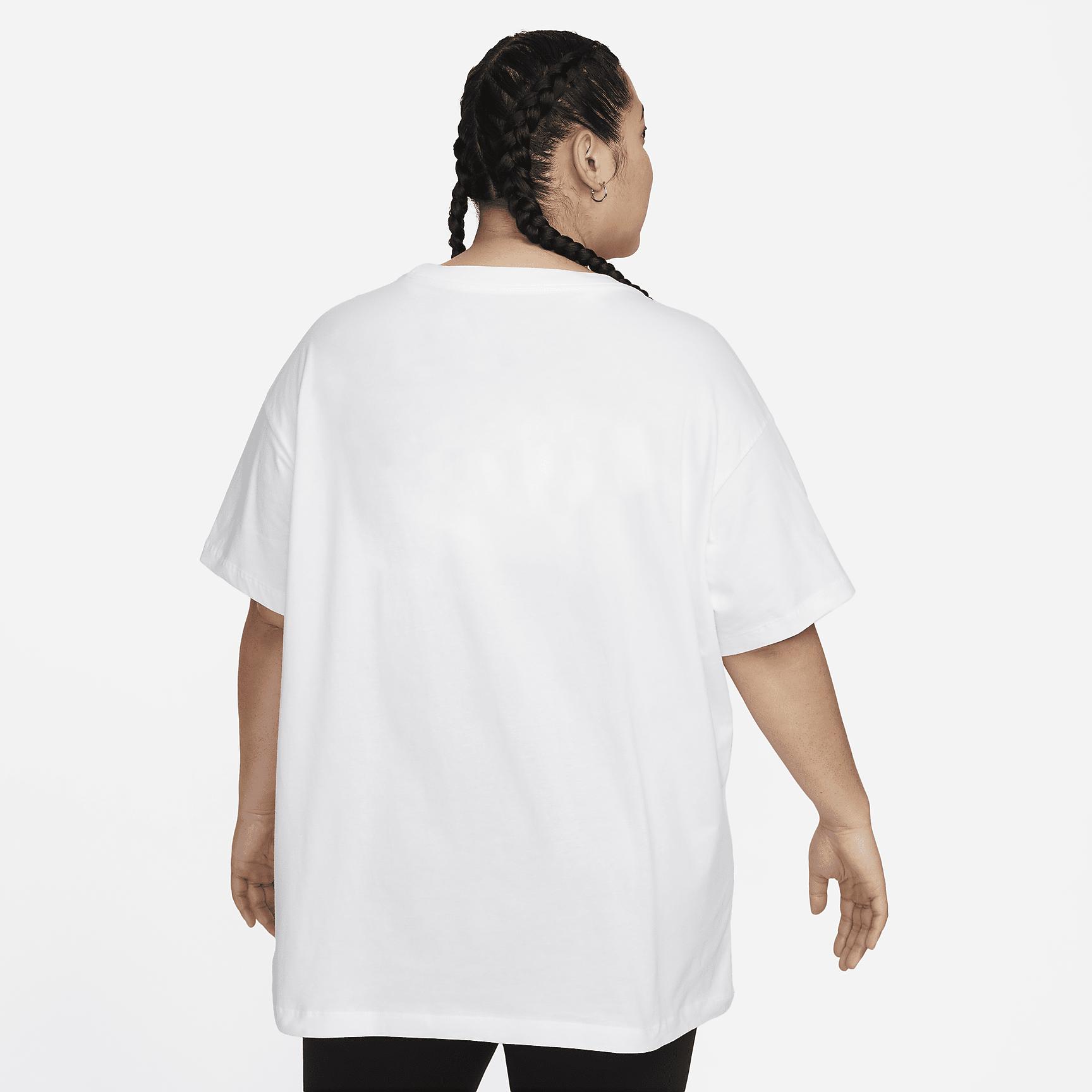 Womens Nike Sportswear Essential T-Shirt (Plus Size) | FJ2739-100 Product Image